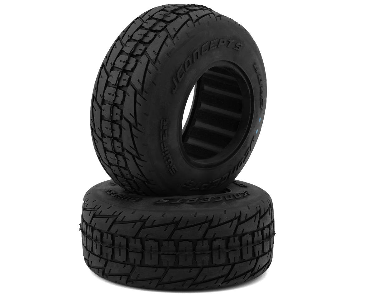 JConcepts Swiper SCT & 1/8th Dirt Oval Rear Tires (2) (Aqua A2) (JCO4043-03)