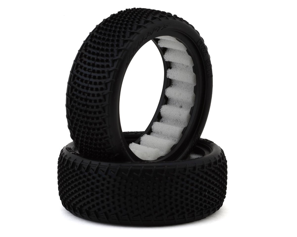 JConcepts Fuzz Bite Wide 2.2" 2WD Front Buggy Carpet Tires (2) (Pink) (JCO4061-010)