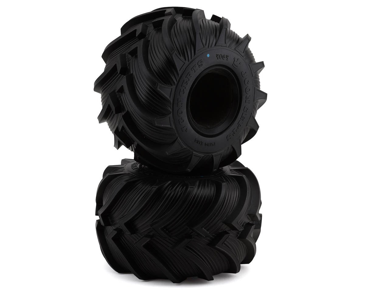 JConcepts Fling Kings 2.6x3.6" Monster Truck Tires (Blue) (JCO4064-01)