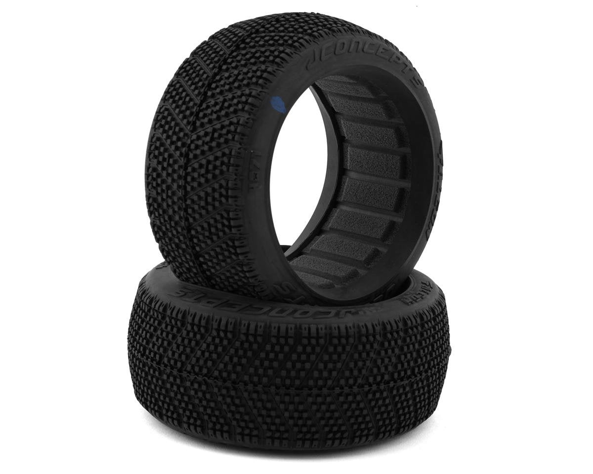 JConcepts Falcon 1/8 Off-Road Buggy Tires (2) (Blue) (JCO4071-01)