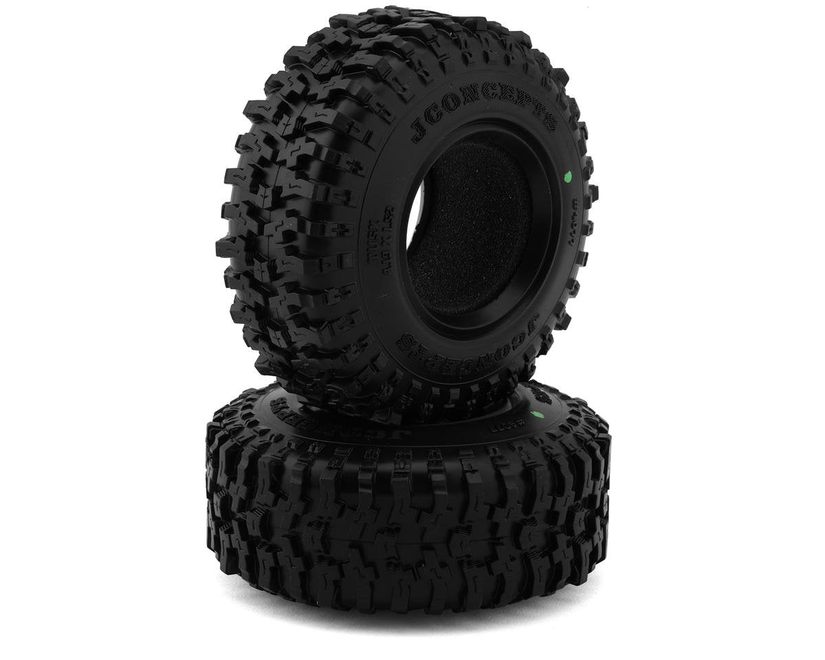 JConcepts Tusk 1.9" All Terrain Crawler Tires (2) (4.19" - Class 1) (Green) (JCO407702)