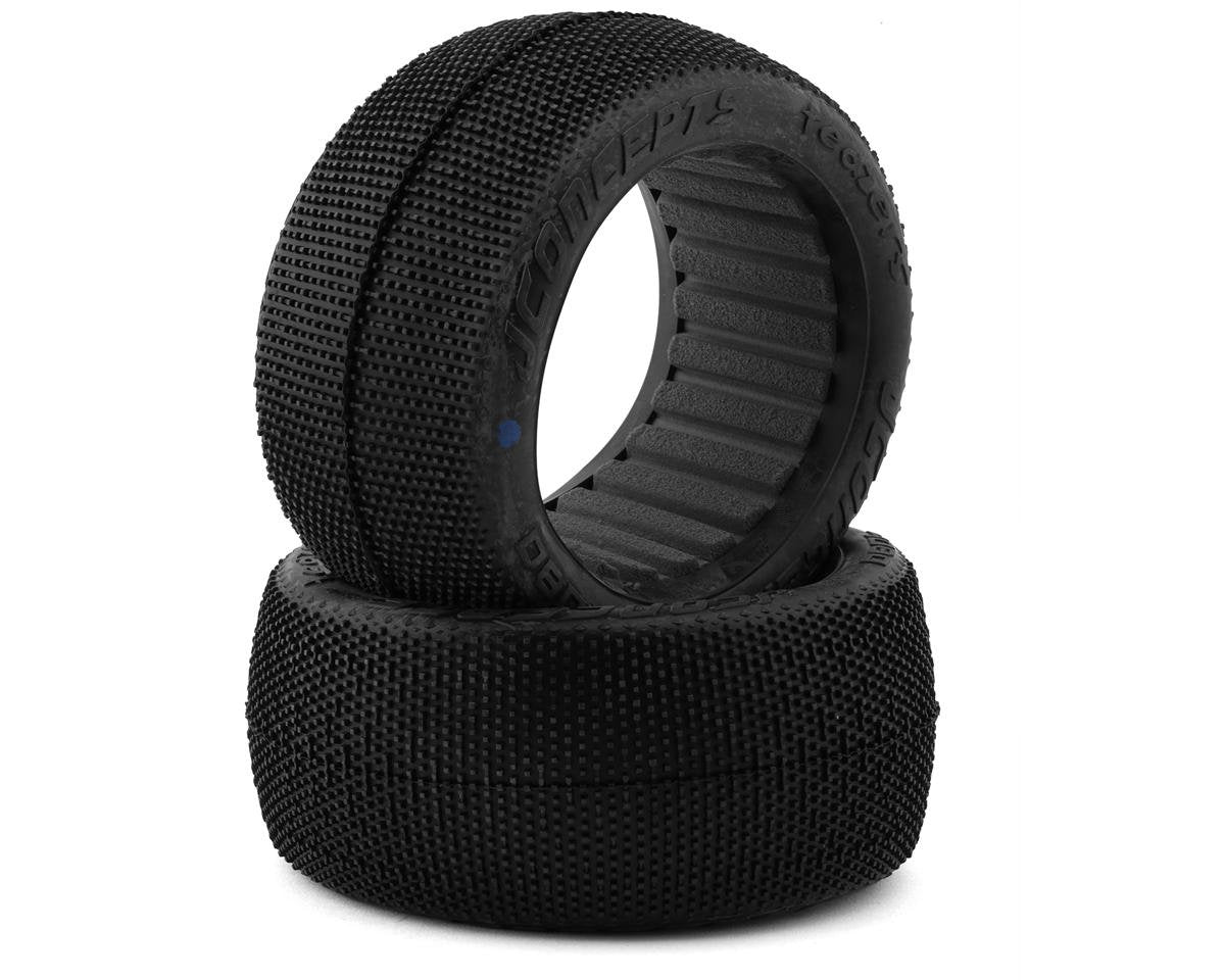 JConcepts Teazers 4.0" 1/8 Off-Road Truggy Tires (2) (Blue) (JCO4080-01)