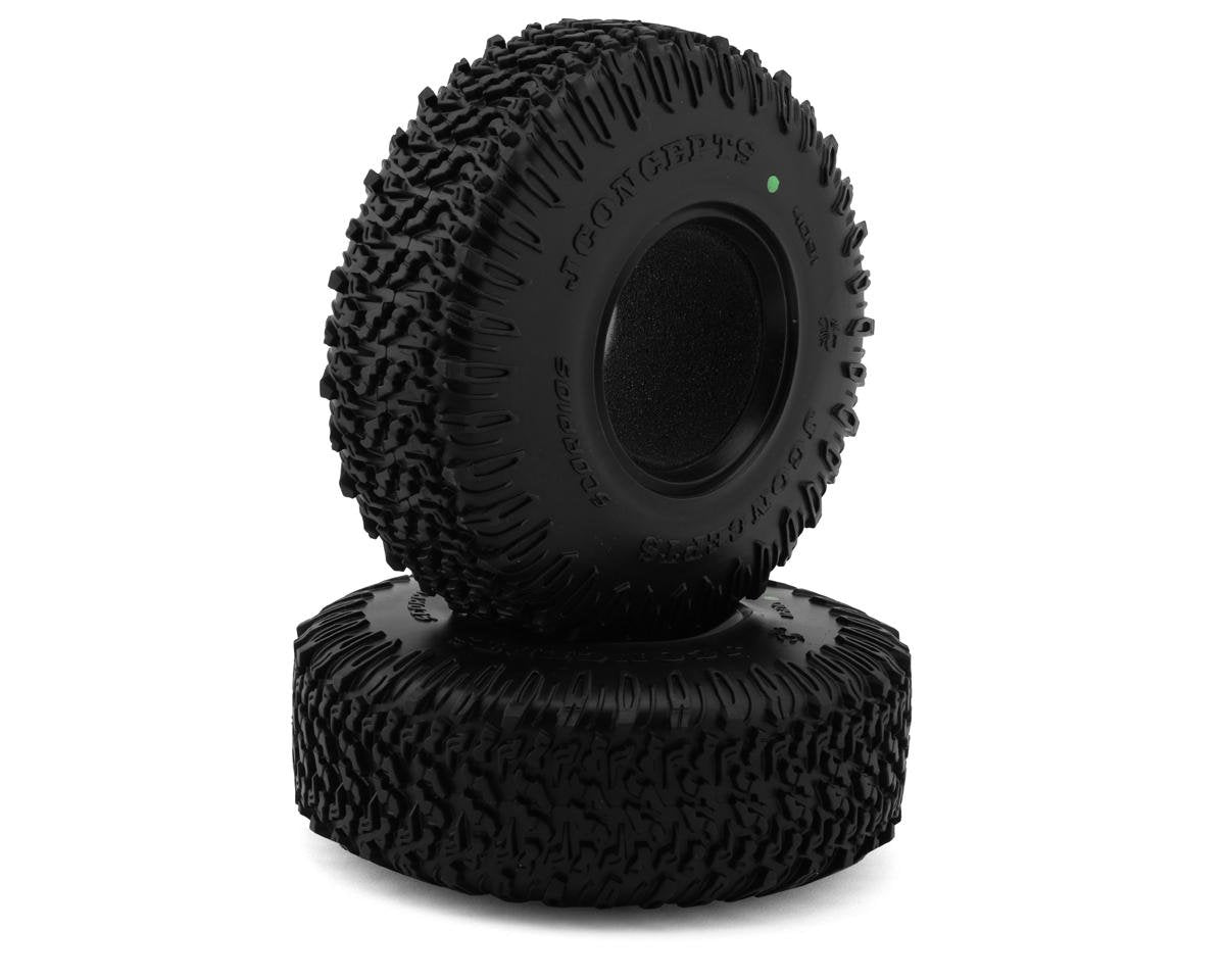 JConcepts Scorpios 2.2" All Terrain Rock Crawler Tires (2) (5.25" - Class 3) (Green) (JCO4091-02)