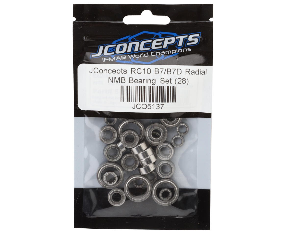 JConcepts RC10 B7/B7D Radial NMB Bearing Set (28) (JCO5137)