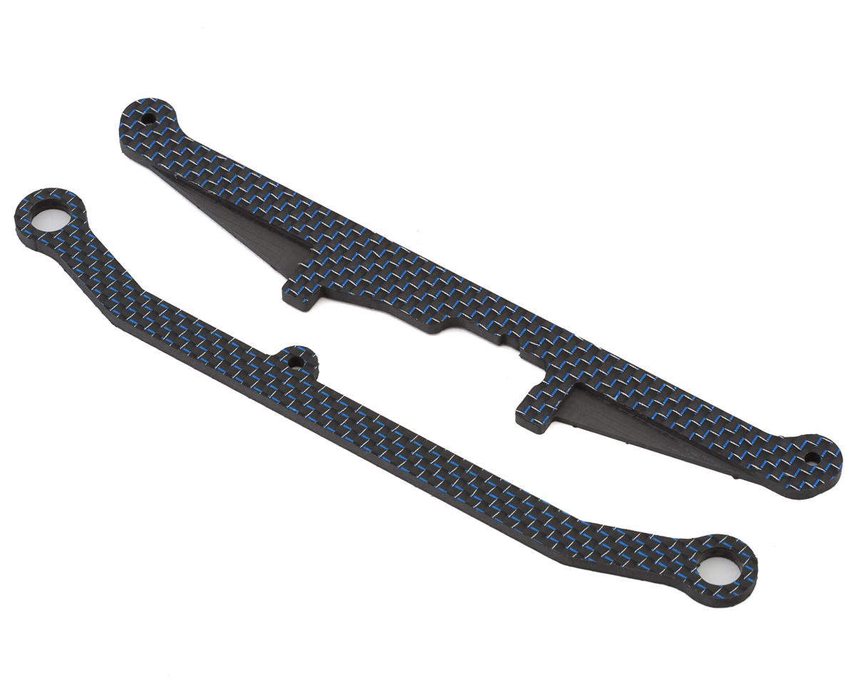 JConcepts Regulator Carbon Fiber Steering Rack & Rear Lockout (Blue) (JCO51541)