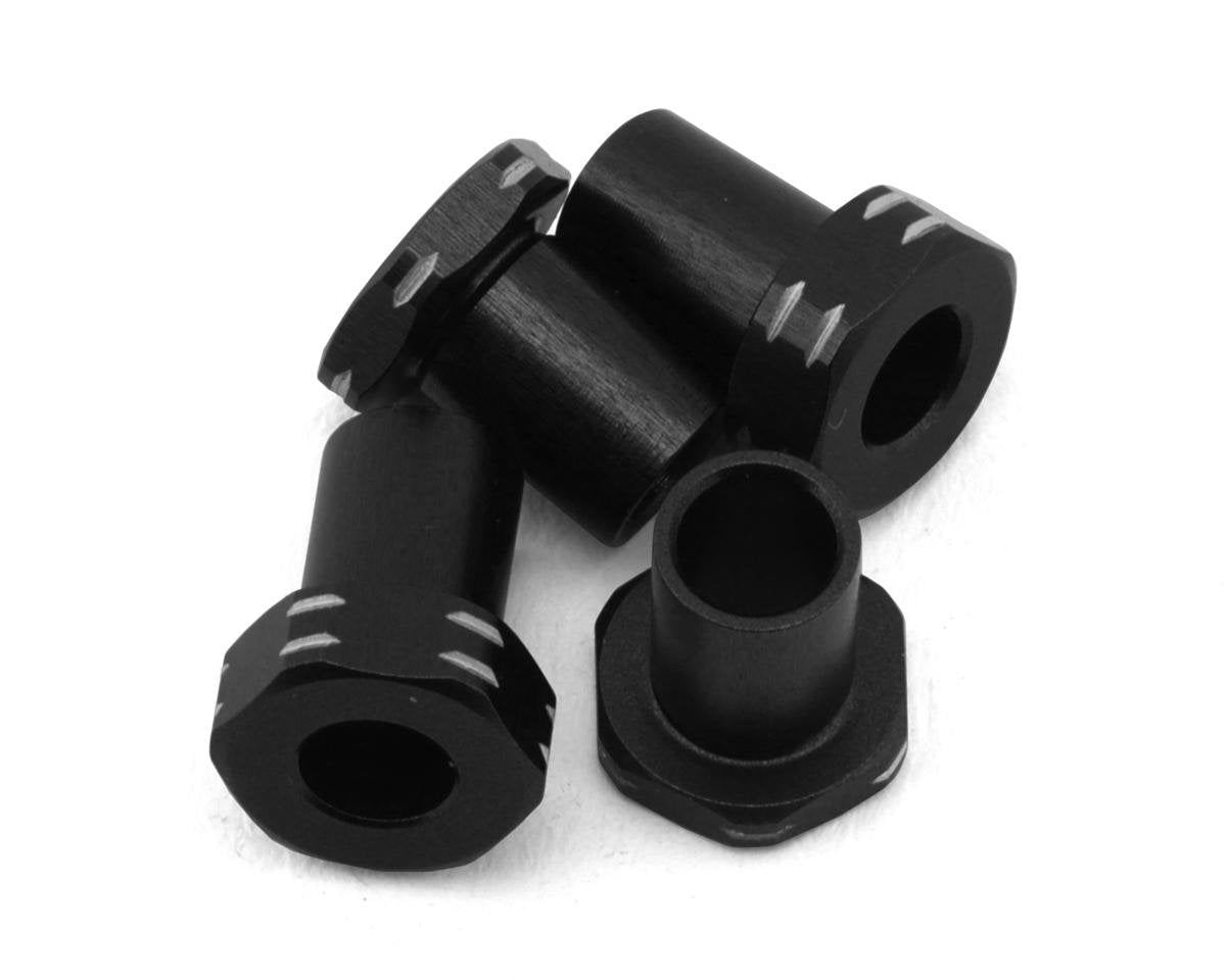 JConcepts RC10B7 Aluminum Caster Hat Bushings (Black) (4) (JCO5186-2)