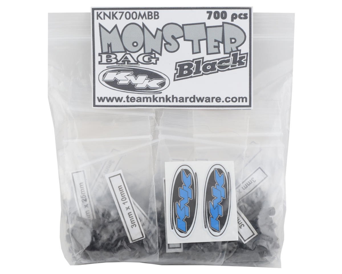Team KNK Monster Bag Black Oxide Hardware Kit (700) (KNK700MBB)