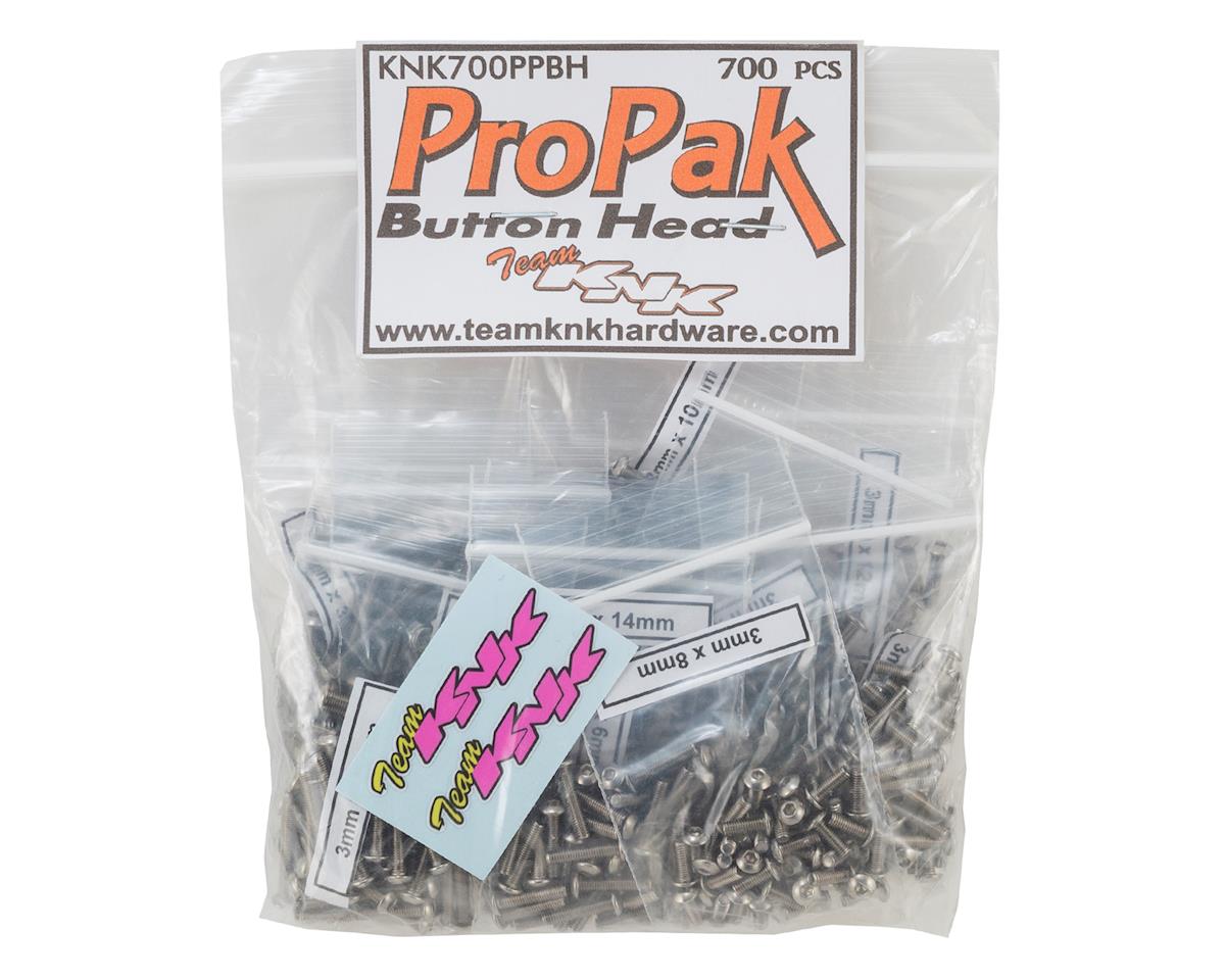 Team KNK Button Head Pro Pak Stainless Screw Kit (700) (KNK700PPBH)
