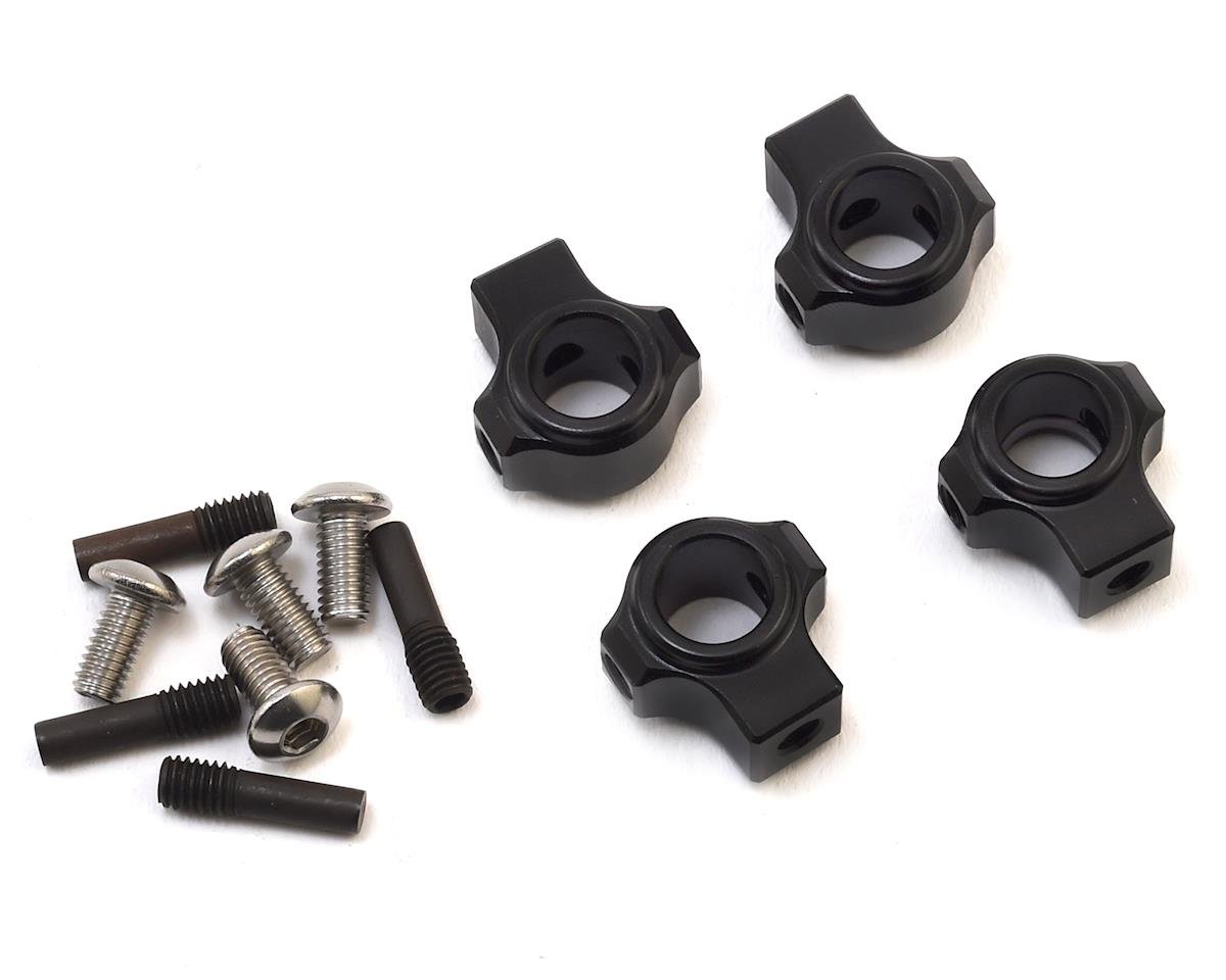 Team KNK Version 2 Aluminum Body Mounts w/Screw Pins (Black) (KNKABM004)