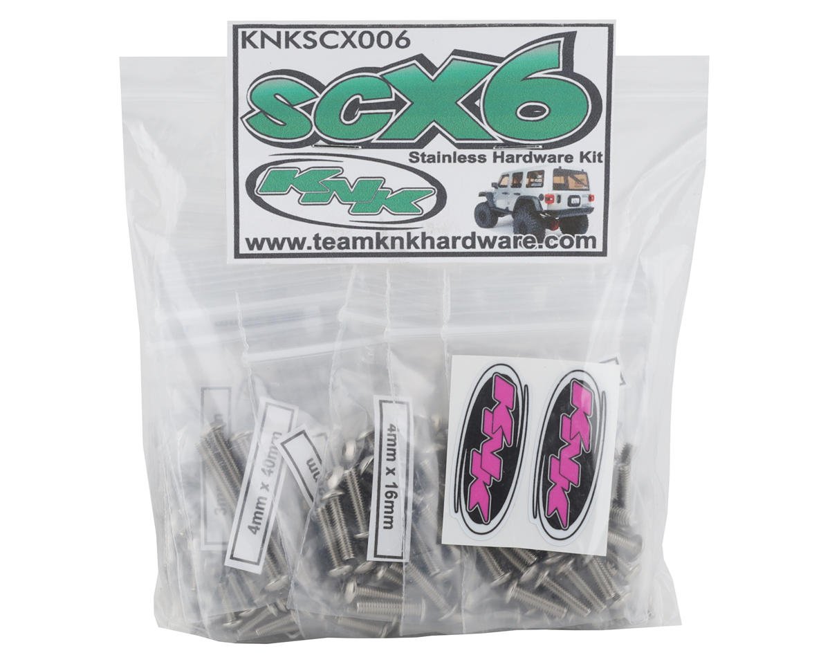 Team KNK Axial SCX6 Stainless Hardware Kit (KNKSCX006)