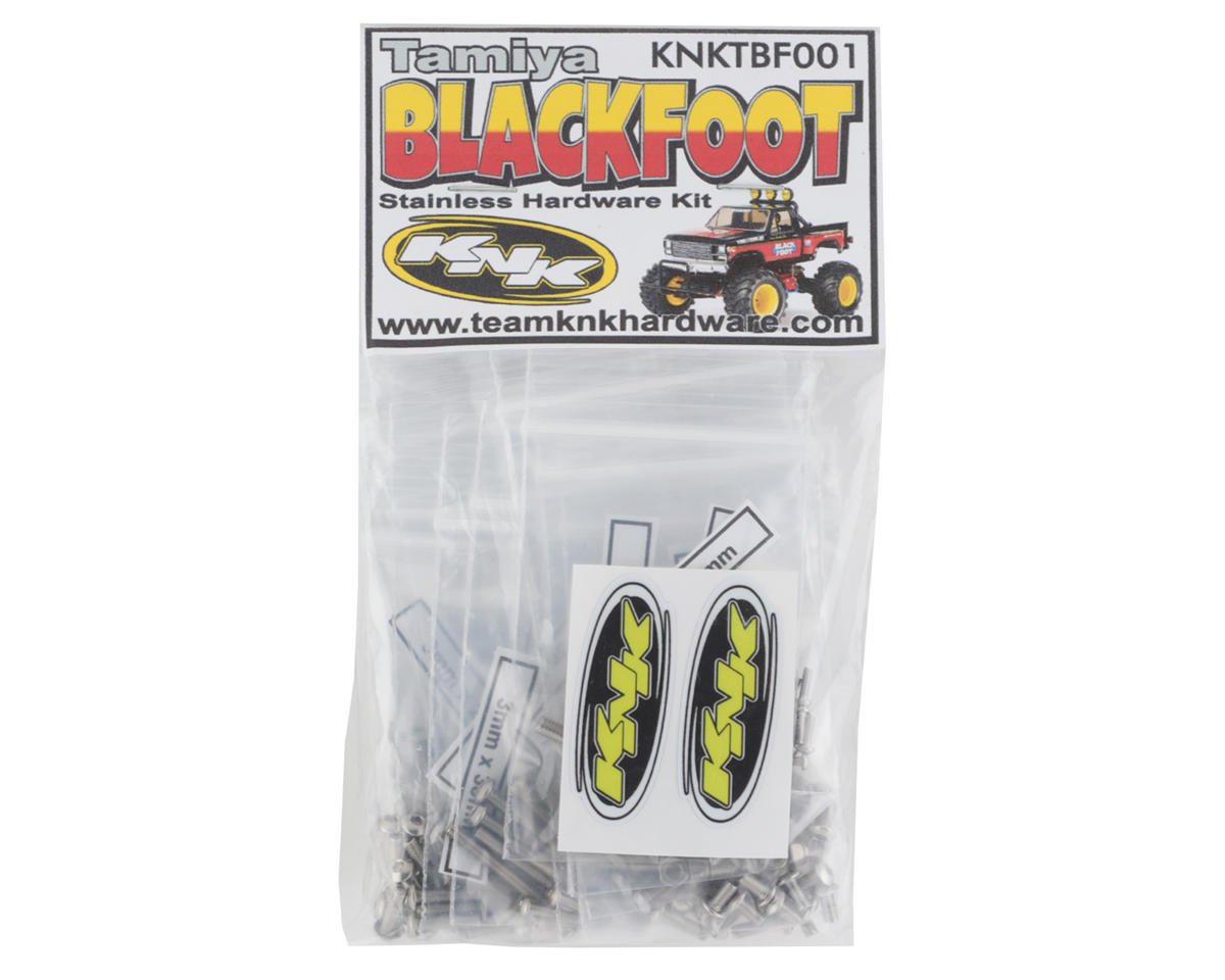 Team KNK Tamiya Black Foot Stainless Hardware Kit (KNKTBF001)