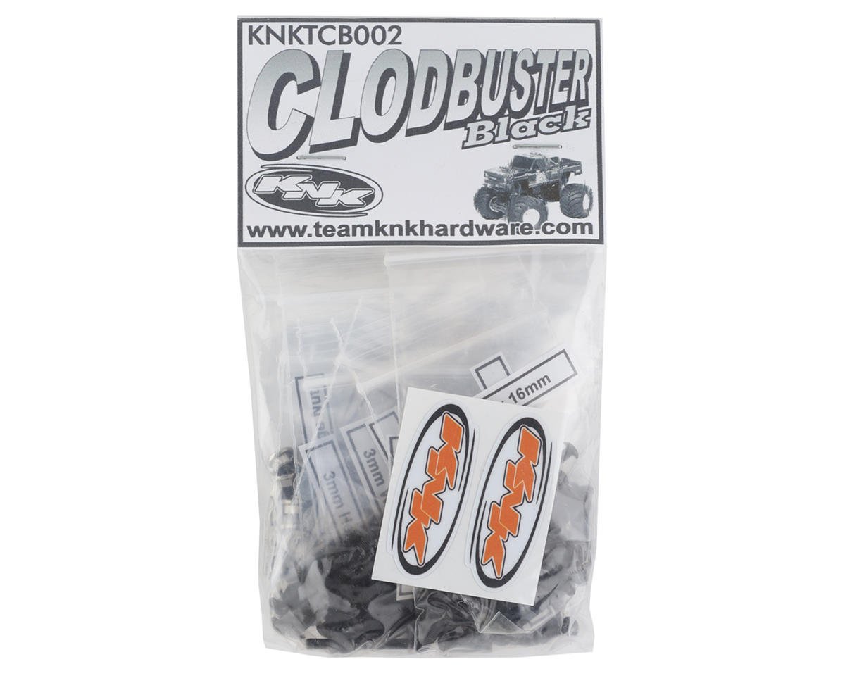 Team KNK Tamiya Clod Buster Black Black Oxide Hardware Kit (KNKTCB002)