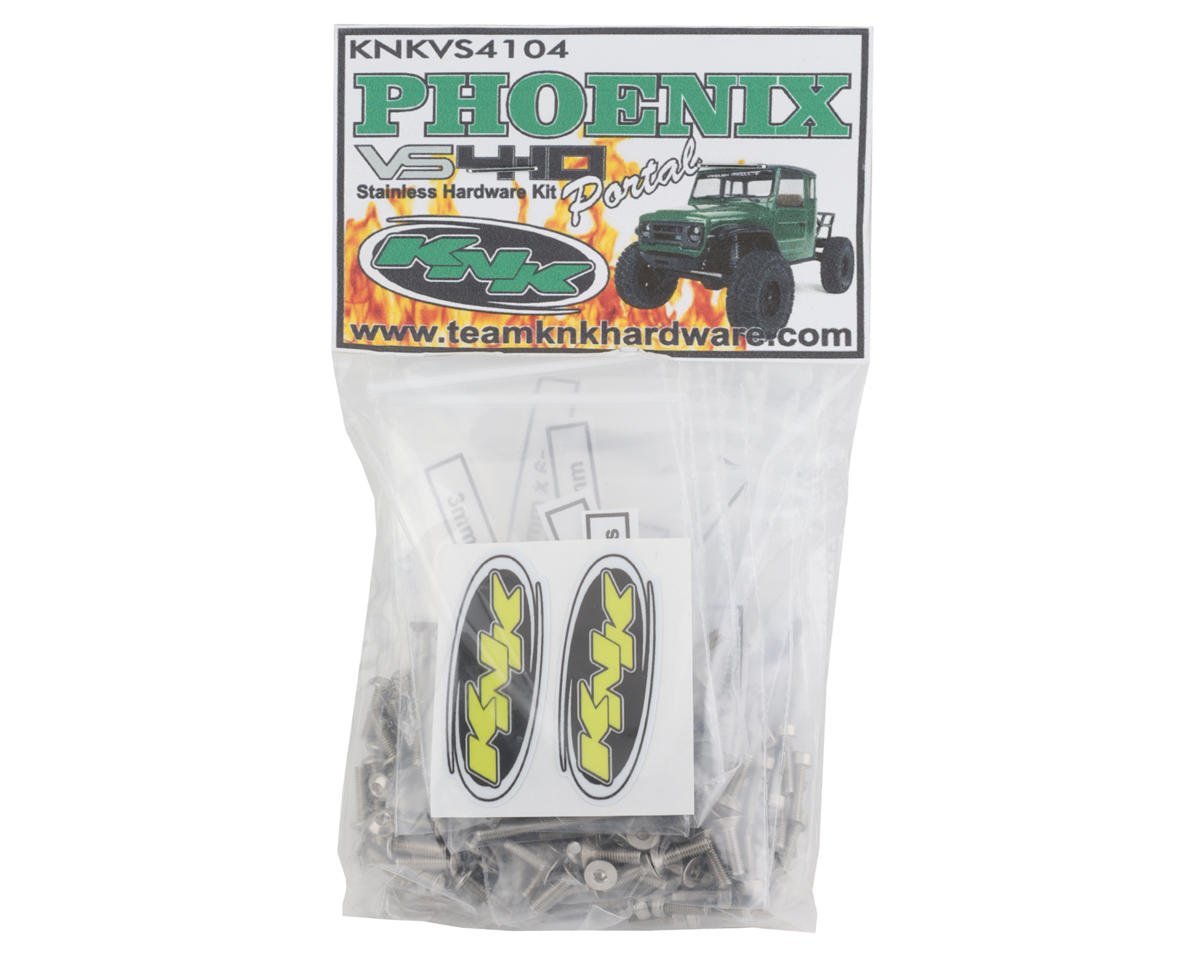 Team KNK VS410 Phoenix Stainless Hardware Kit (Portal) (KNKVS4104)