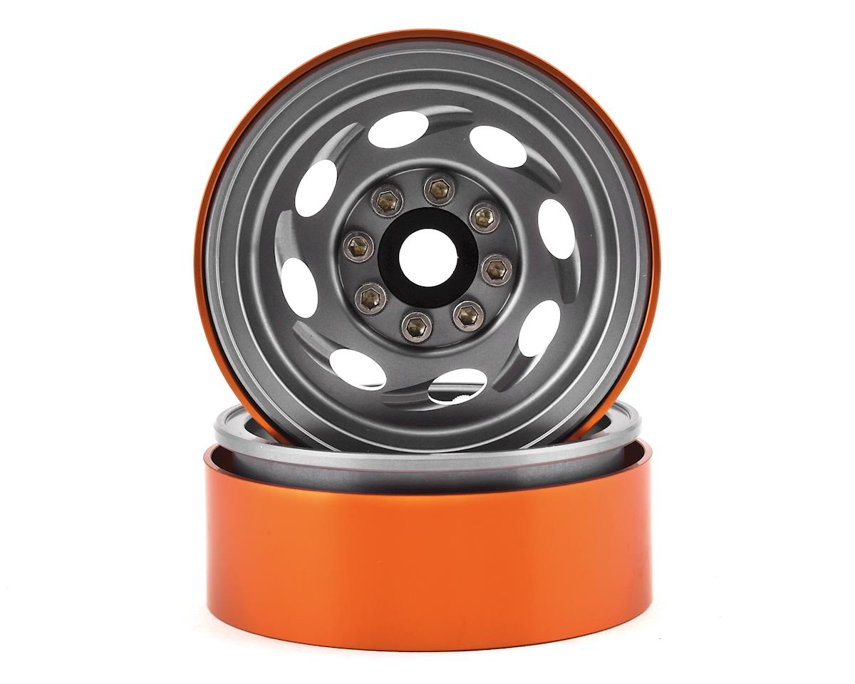 Team KNK Cyclone 1.9" Aluminum Beadlock Wheel (Natural) (2) (KNKW90100)
