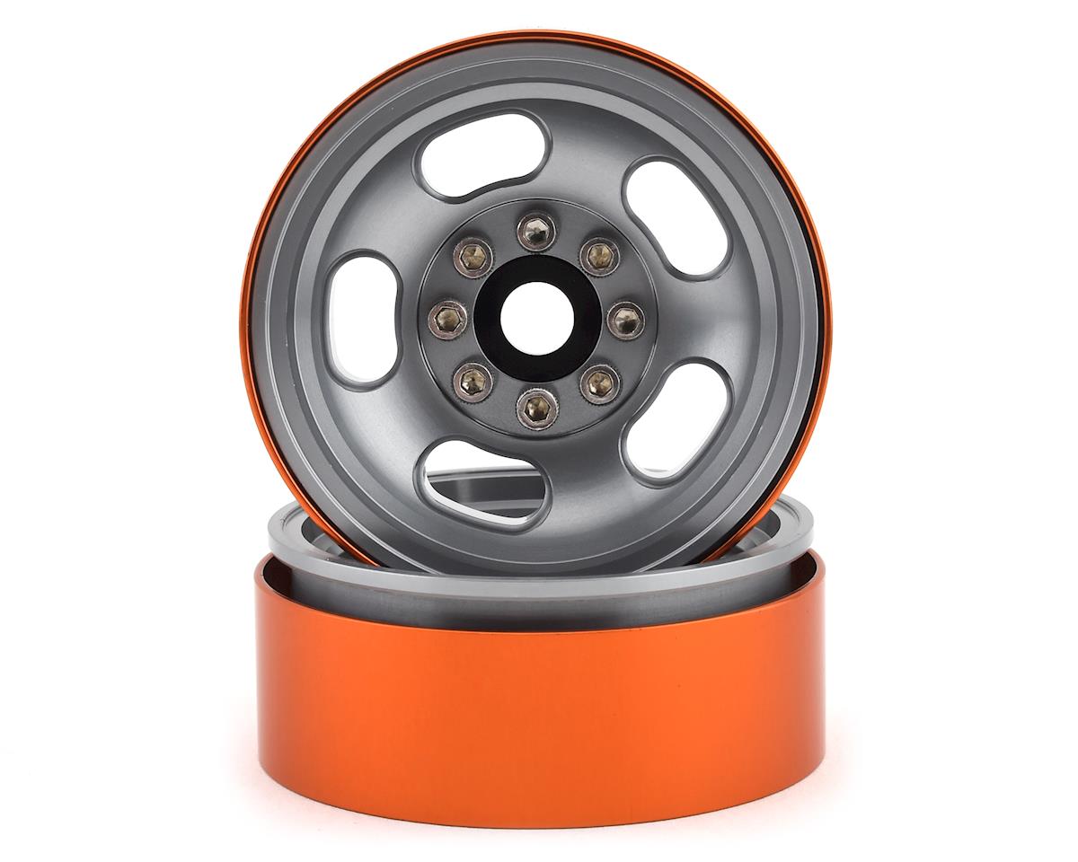 Team KNK 5 Slot 1.9" Aluminum Beadlock Wheel (Natural) (2) (KNKW90200)