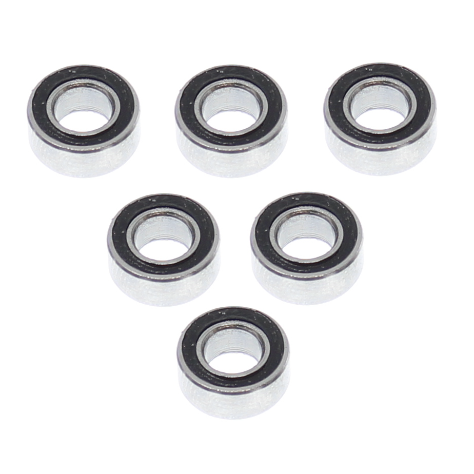 REDCAT - RER11373 5x10x4mm Rubber Sealed Ball Bearings (6pcs) (RER11373)