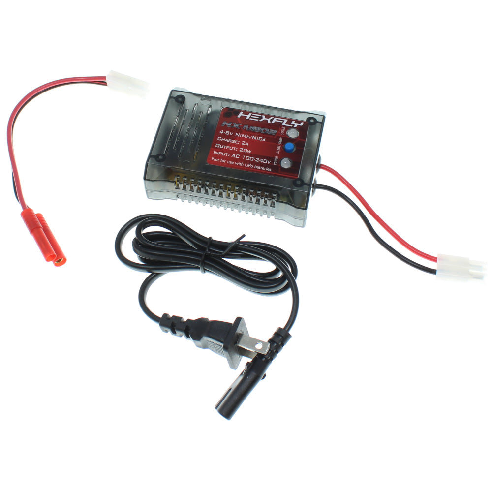 REDCAT - HX-N802 Hexfly HX-N802 20W AC charger for 4-8s Nimh/Nicd Battery Packs(1pc) (HX-N802)