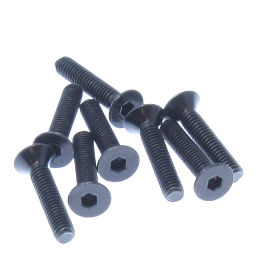 REDCAT - 50086 4x20mm Countersunk Hex Machine Thread Screws (8pcs) (50086)