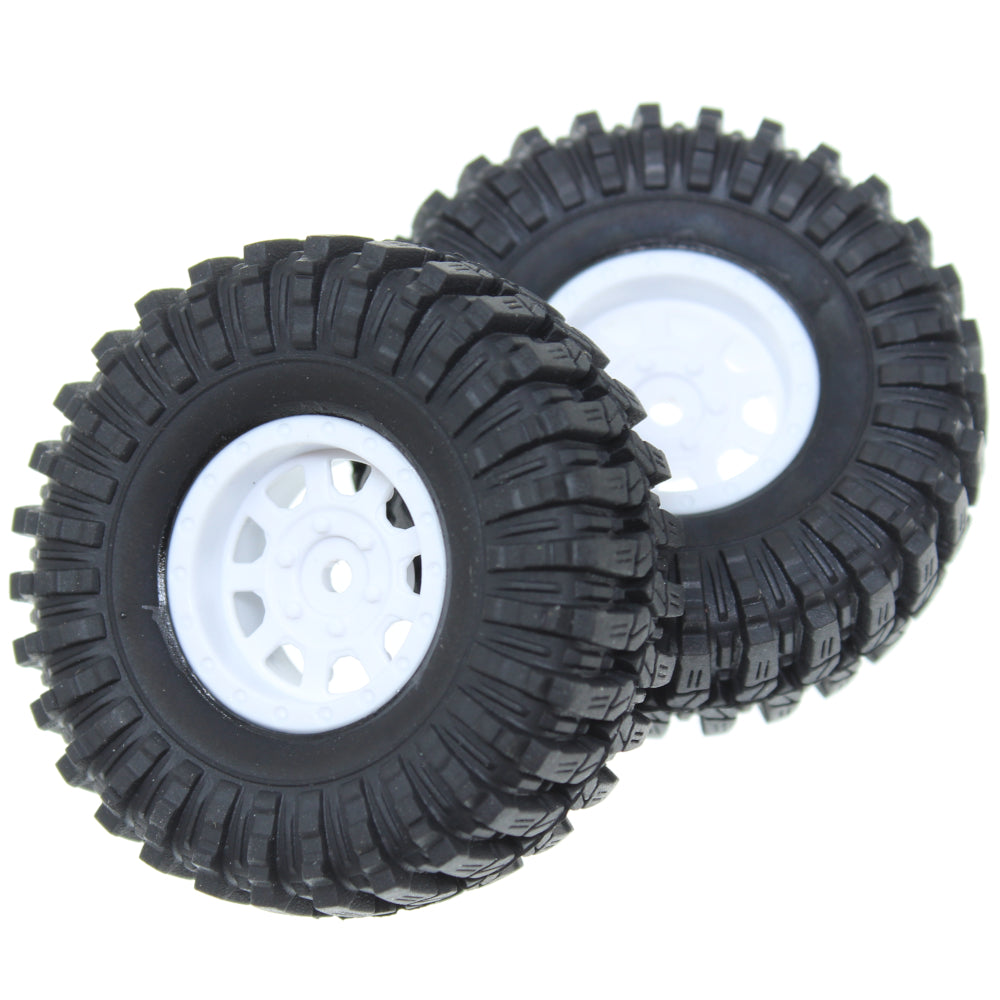 REDCAT - RER29066 Pre-Mounted MT Mud Terrain Crawler Tires (1pr) (RER29066)