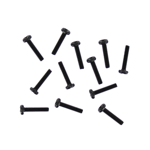 REDCAT - 2.5x12mm Button Head Phillips Machine Thread Screws (12pcs) (S060)