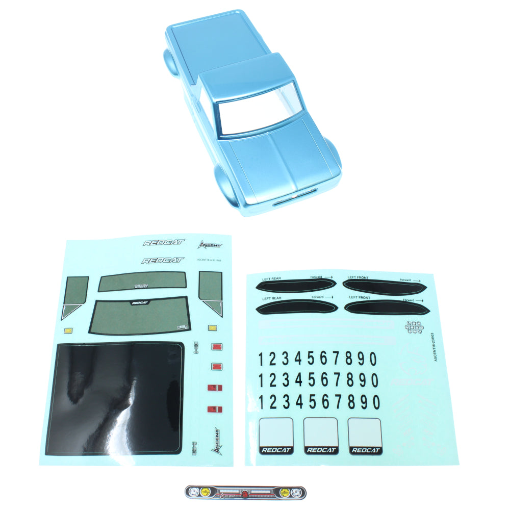 REDCAT - RER29969 Ascent 18 Crawler Body (Blue)(1pc) (RER29969)