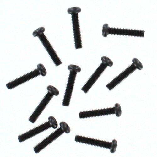 REDCAT - 2.5x10mm Button Head Phillips Machine Thread Screws (12pcs) (S027)