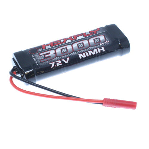 REDCAT - HX-3000MH-B HexFly 6 cell 7.2V 3000mAh NiMH Battery(Banana Connector)(1pc) (HX-3000MH-B)