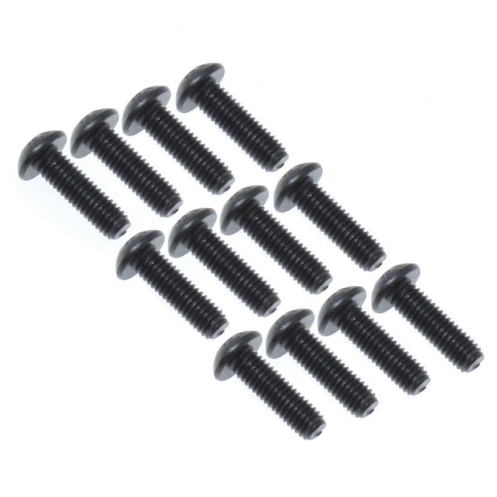 REDCAT - RER27525 5x16mm Button Head Machine Thread Screws (12pcs) (RER27525)