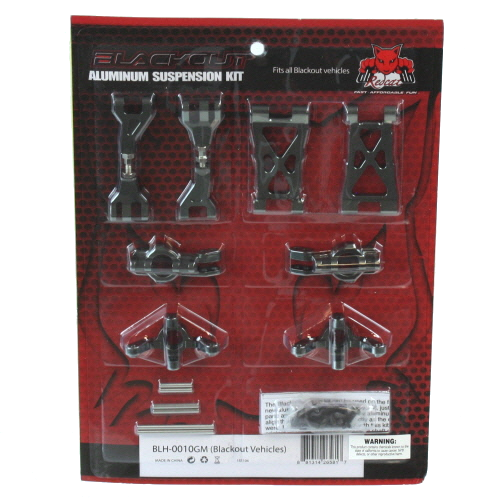 REDCAT - BLH-0010GM Aluminum Hop Up Kit for Blackout Series Vehicles (Front or Rear)(1set) (BLH-0010GM)