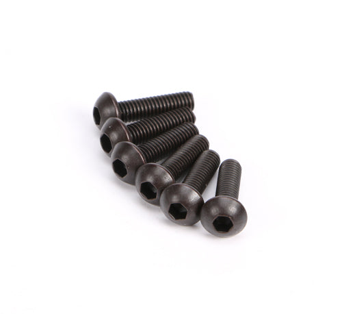 REDCAT - 3.5x16mm Button Head Hex Machine Thread Screws (6pcs) (123516BU)