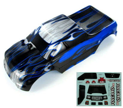 REDCAT - 88049-BL 1/10th Truck Body(Black/Blue)(1pc) (88049-BL)