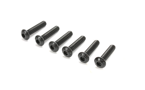 REDCAT - 3x14mm Button Head Hex Machine Thread Screws (6pcs) (126314BU)