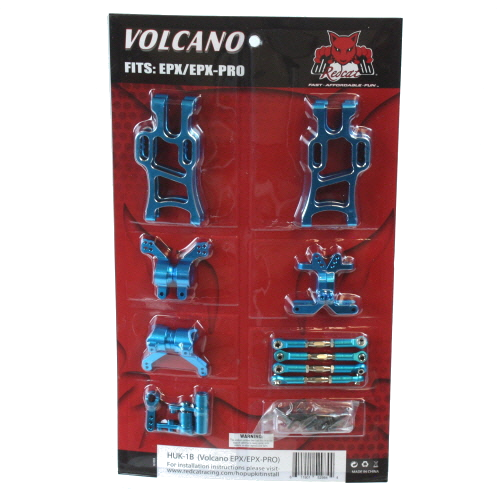 REDCAT - HUK-1B Aluminum Hop up Kit Volcano EPX/EPX Pro (Blue)(1pc) (HUK-1B)