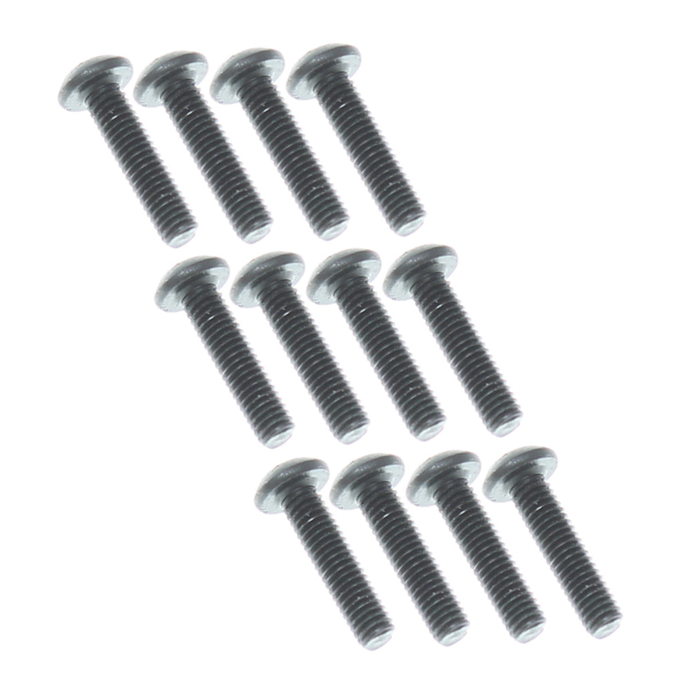 REDCAT - 50101 3x12mm Button Head Hex Machine Thread Screws (12pcs) (50101)