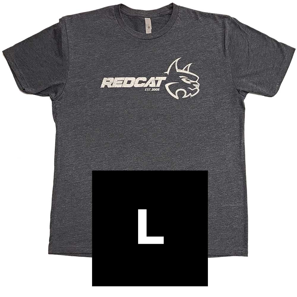 REDCAT - RER14262 Redcat Logo T-Shirt(Distressed)(L)(1pc) (RER14262)