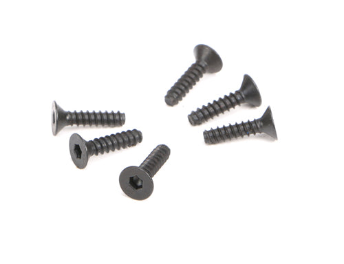 REDCAT - 3x12mm Countersunk Hex Self Tapping Screws (6pcs) (116312)