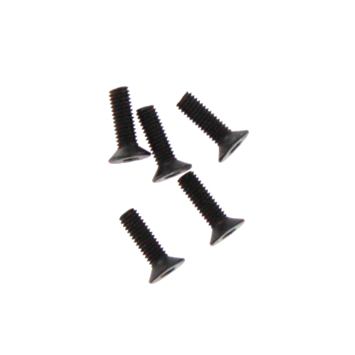 REDCAT - 85825 3x10mm Countersunk Hex Machine Thread Screws (5pcs) (85825)