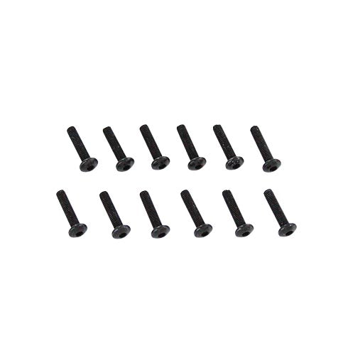REDCAT - BS502-024 3x14mm Button Head Hex Machined Thread Screws (12pcs) (BS502-024)