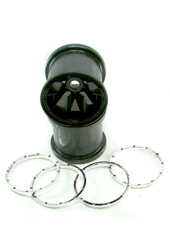 REDCAT - 50015 1/5th Beadlock Wheels(Black)(2pcs) (50015)