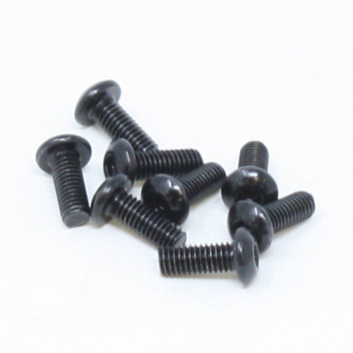 REDCAT - 82045 3x8mm Button Head Hex Machine Thread Screws (8pcs) (82045)