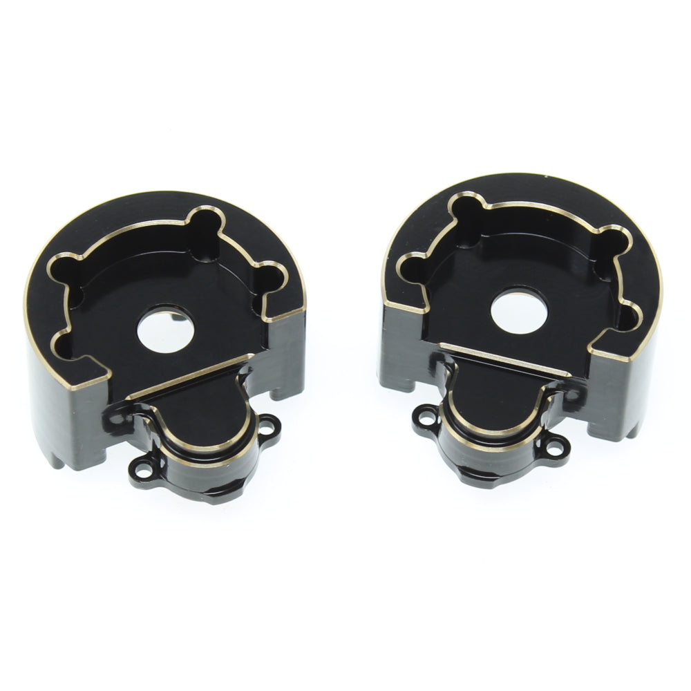 REDCAT - RER30586 Portal Outer Cover (Brass)(Black)(1pr) (RER30586)