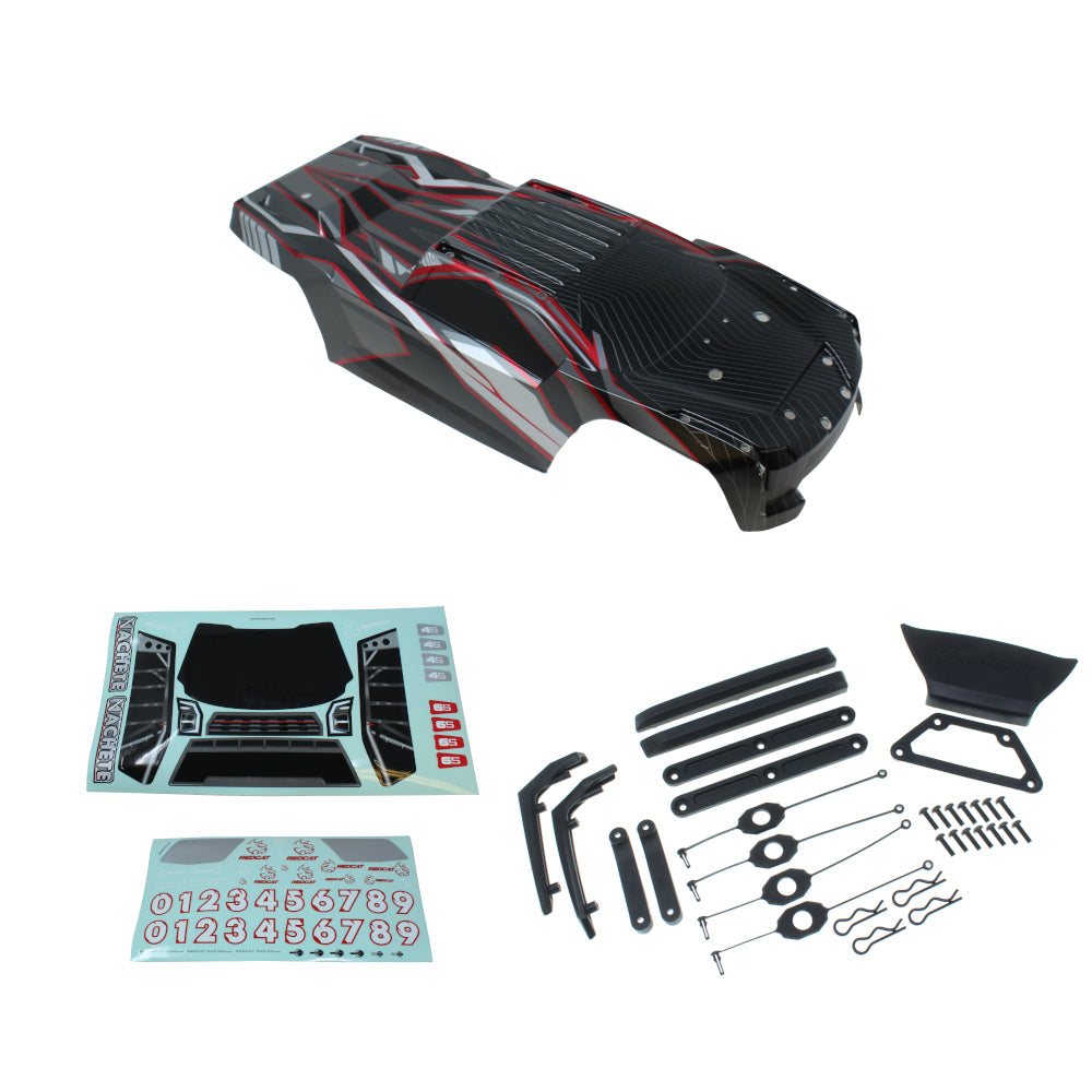 REDCAT - RER18303 1/6th Scale Truck Body (Black)(1pc) (RER18303)