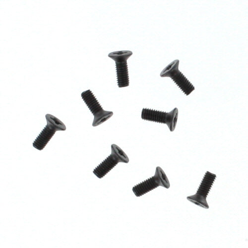 REDCAT - 18047 3x8mm Countersunk Phillips Machine Thread Screws (8pcs) (18047)