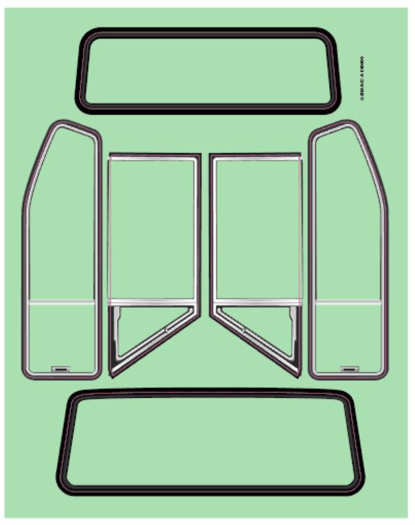 REDCAT - Window Trim Sheet Scout II(1pc) (RER11564)
