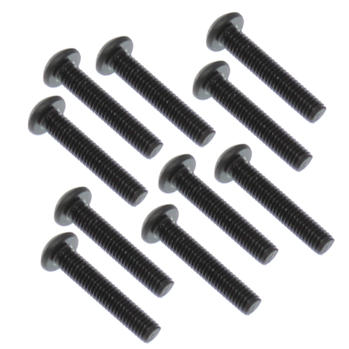 REDCAT - RER11376 3x16mm Button Head Hex Machine Thread Screws (10pcs) (RER11376)