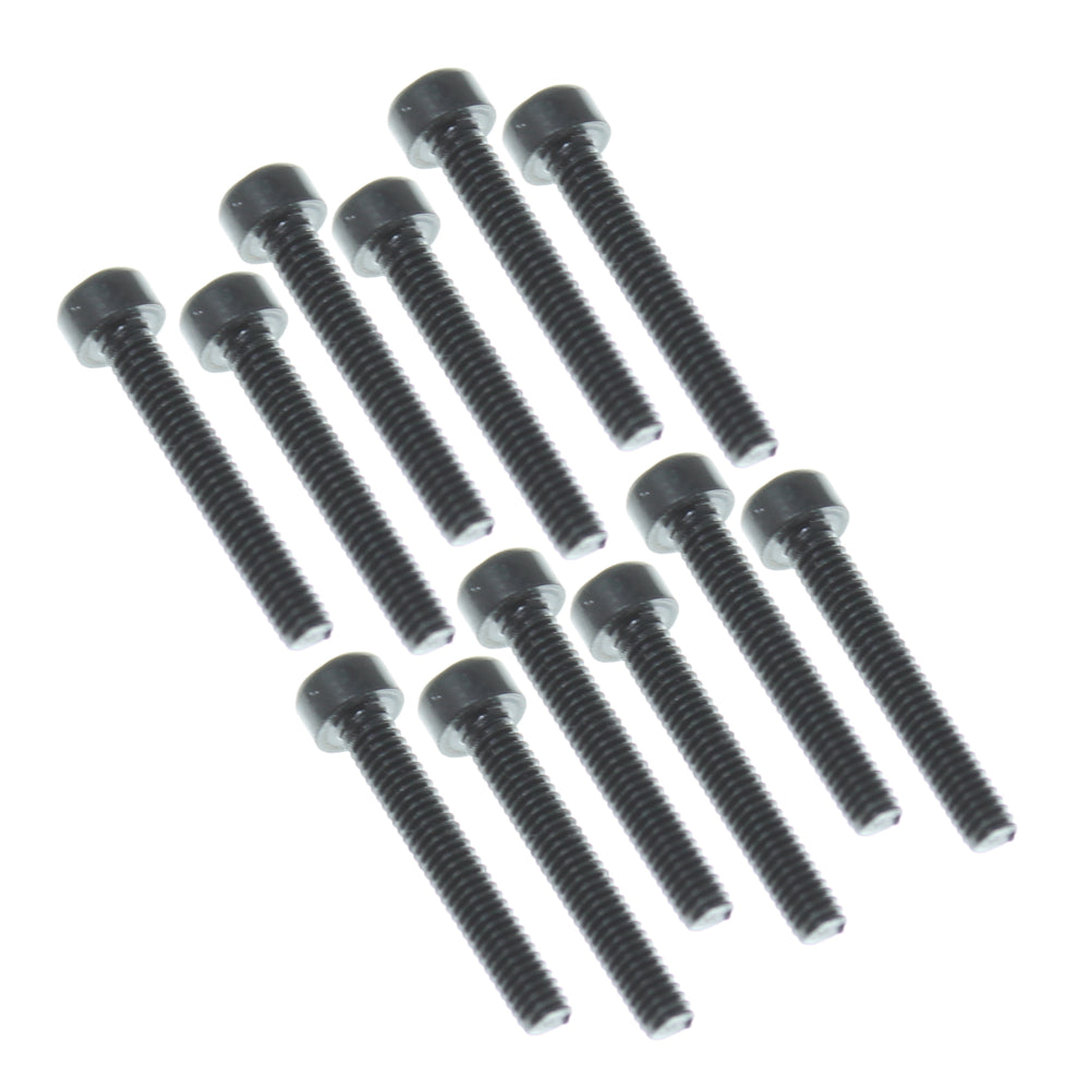 REDCAT - RER18811 2.5x16mm Hex Machine Thread Screws (12pcs) (RER18811)