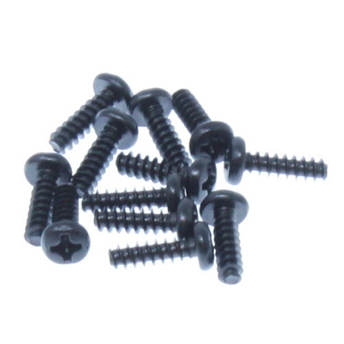 REDCAT - BS902-051RR 3x10mm Button Head Phillips Self Tapping Screws (12pcs) (BS902-051RR)