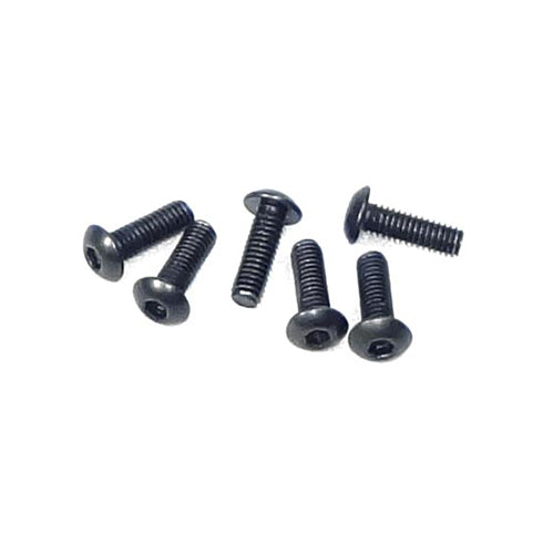 REDCAT - 07169 4x12mm Button Head Hex Machine Thread Screws (8pcs) (07169)