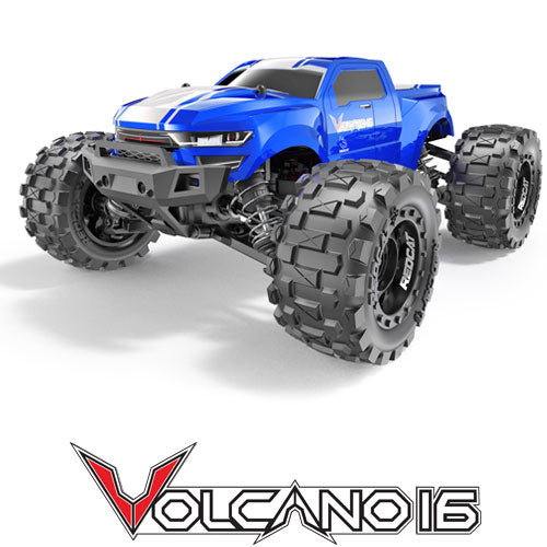 REDCAT - Volcano-16 1/16 Scale Monster Truck - Blue (RER13649)