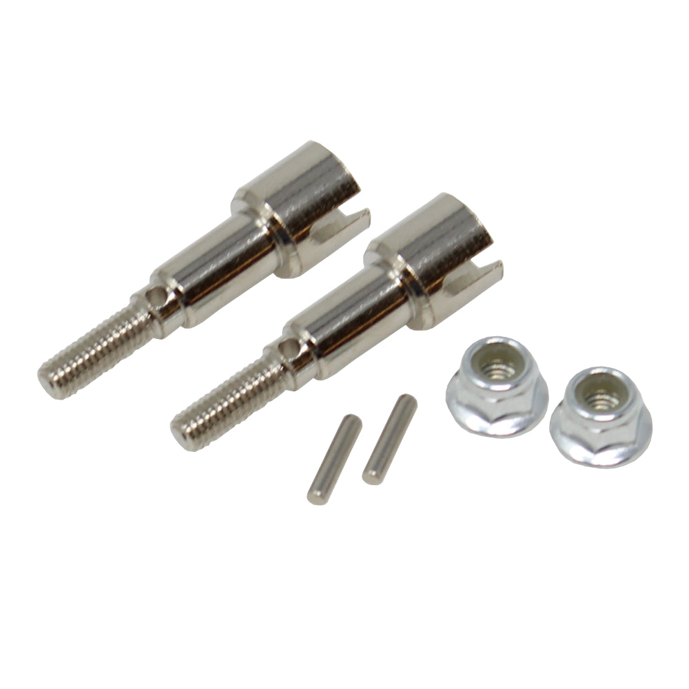 REDCAT - RER13683 Stub Axles W/ Pins and Locknuts(2pcs) (RER13683)